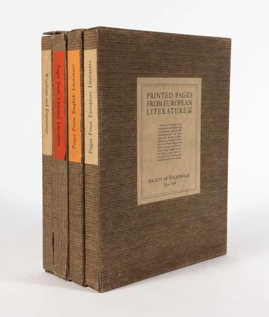 [LEAF BOOKS]  Four publications with original leaves by The Foliophiles.