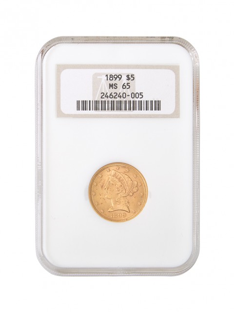 United States 1899 $5 Liberty