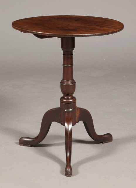 George III Mahogany Tripod Table