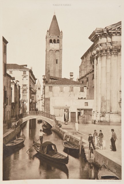 ONGANIA, FERDINAND  Streets and Canals of Venice and in the Islands of the Lagoons.