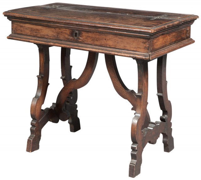 Italian Renaissance Style Walnut Bureau