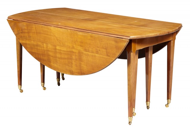 French Mahogany Extension Dining Table