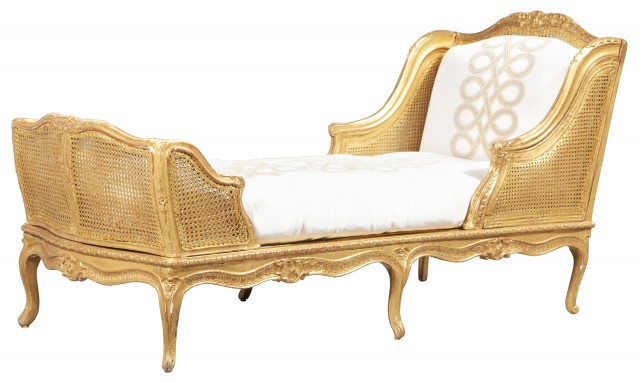 Régence Giltwood Chaise Longue