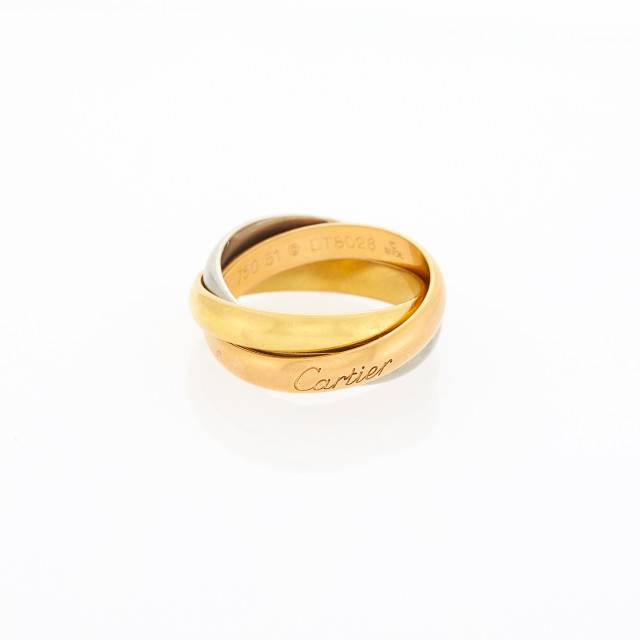Cartier Tricolor Gold 'Trinity' Ring