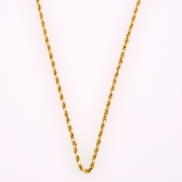 Gold Neck Chain, 14K 7 dwt.