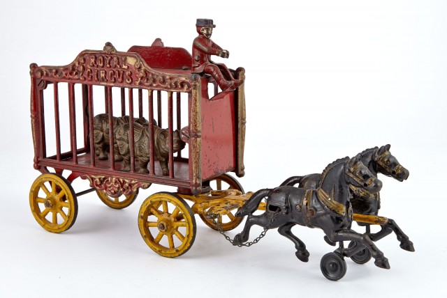 Two Horse Royal Circus Wagon