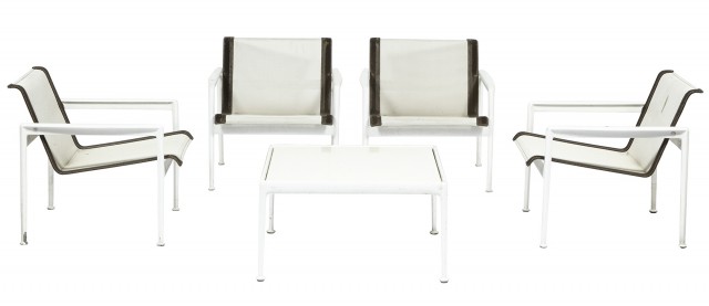 Group of Richard Schultz Aluminum and Webbing 1966 Collection