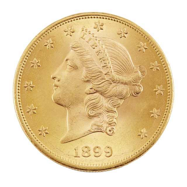 United States 1899 $20 Liberty