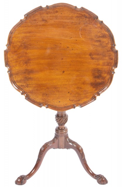 George II Mahogany Tripod Table