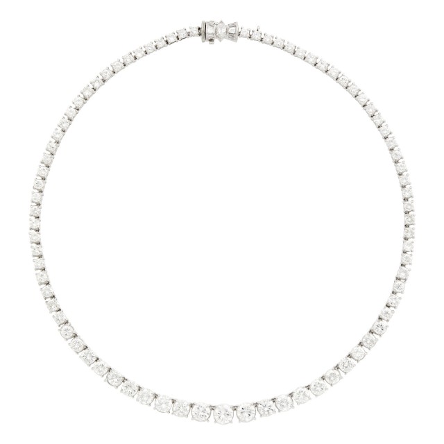Platinum and Diamond Necklace
