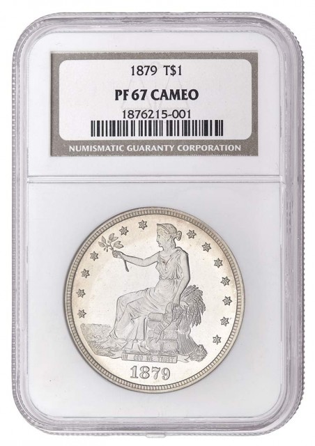 United States 1879 Trade Dollar Proof 67 Cameo