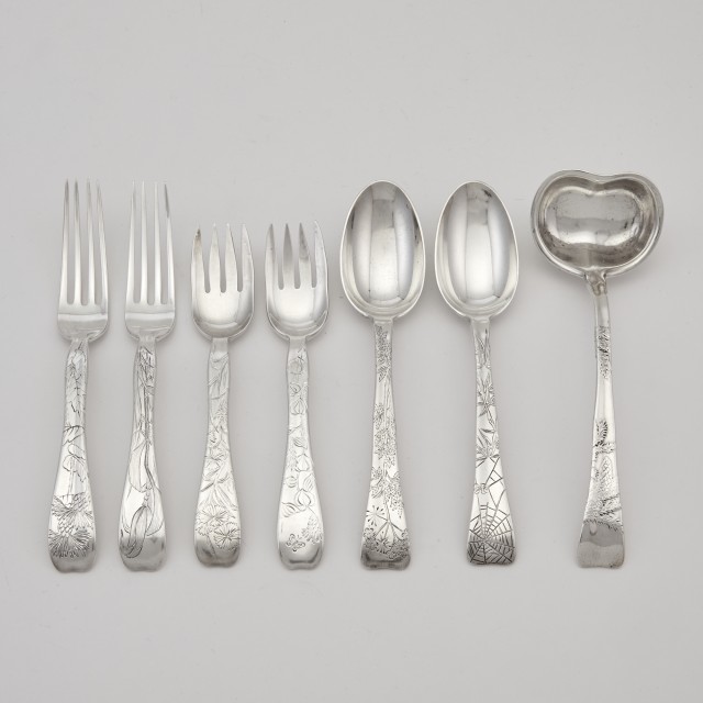 Group of Tiffany and Co. Sterling Silver Lap Over Edge