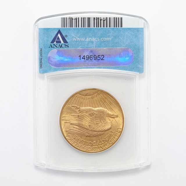 United States 1924 $20 St. Gaudens ANACS MS63