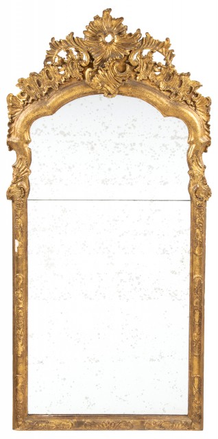 Swedish Giltwood Mirror