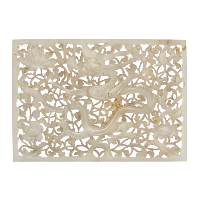 Two Chinese Jade Plaques