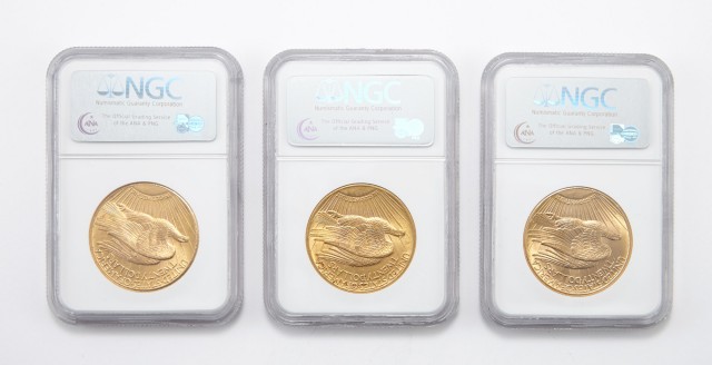 United States $20 St. Gaudens NGC MS63