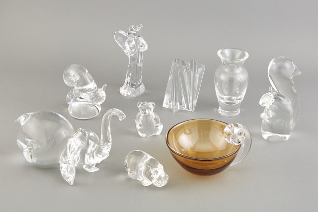 Group of Steuben Glass Ornaments