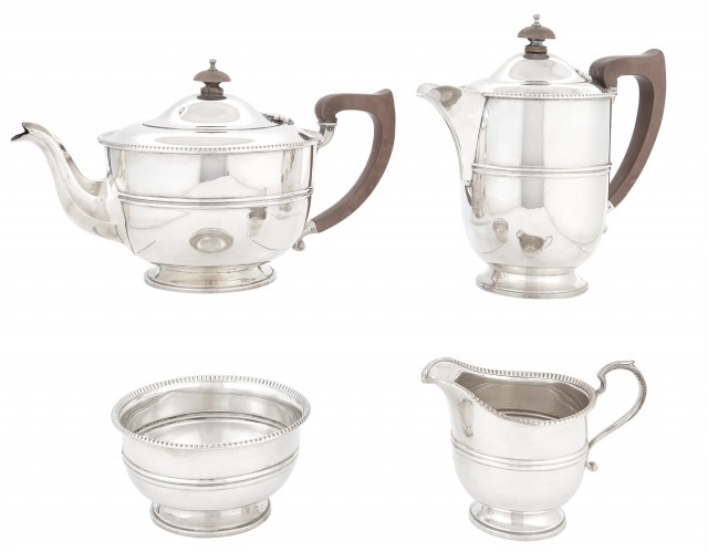 George VI Sterling Silver Tea and Coffee Service