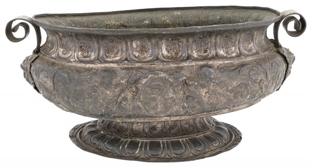 Continental Silvered-Metal Jardinière