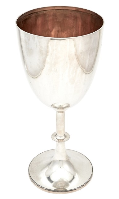Victorian Sterling Silver Oversized Goblet