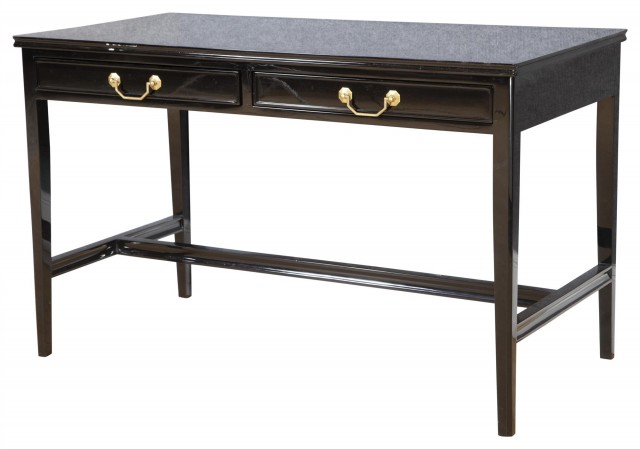 Black Lacquered Side Table
