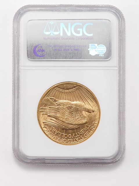 United States 1924 $20 St. Gaudens NGC MS64