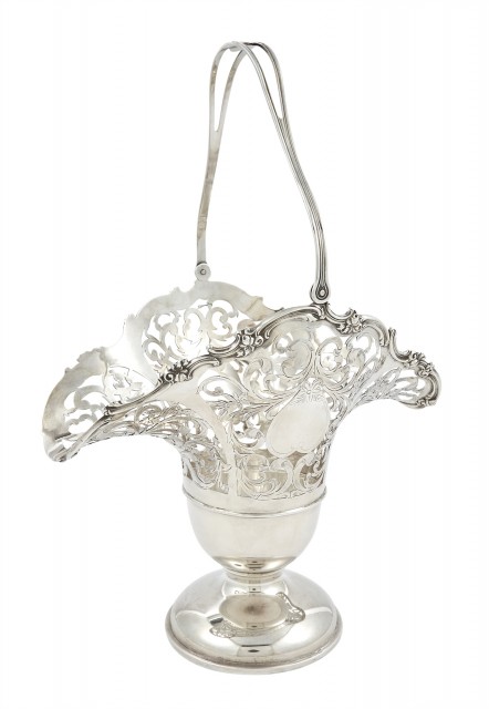 American Sterling Silver Bridal Basket