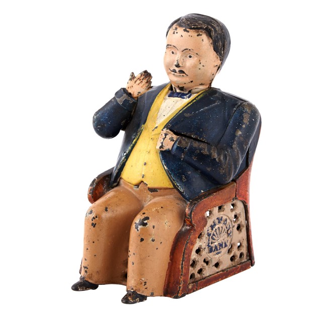 Tammany Cast Iron Mechanical Bank