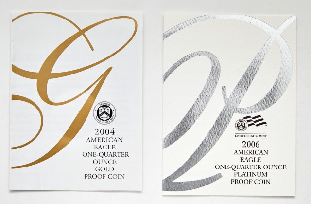 United States Gold and Platinum Proofs