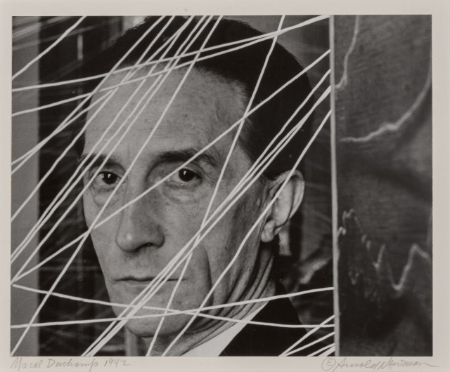 NEWMAN, ARNOLD (1918-2006)  Marcel Duchamp