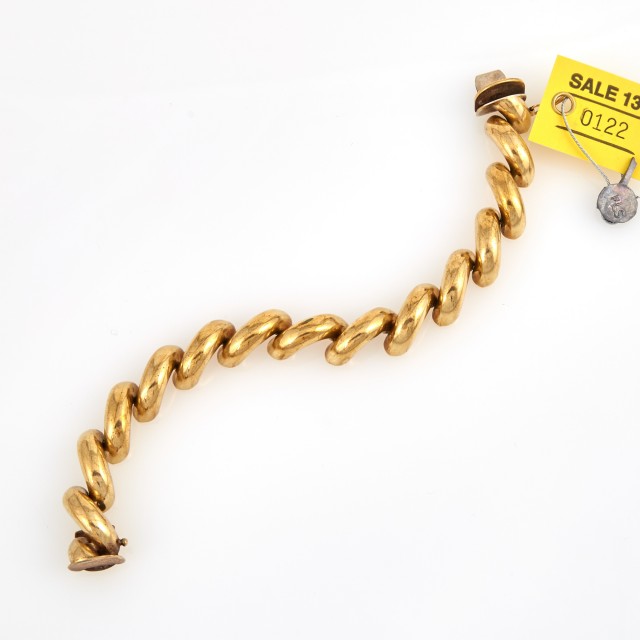 Gold Flexible Bracelet, 10K 22 dwt.