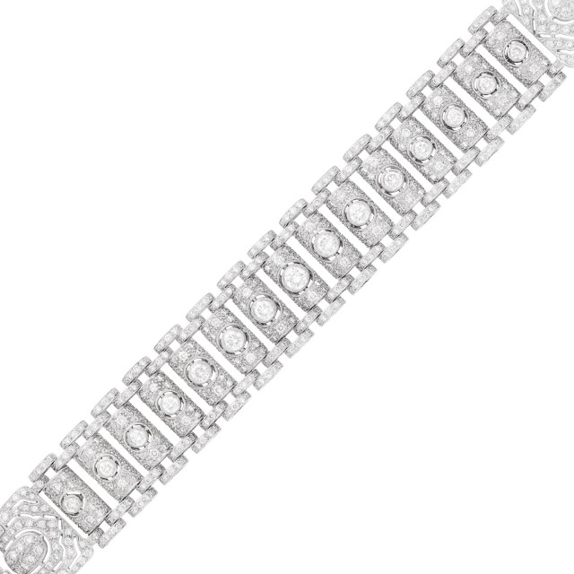 White Gold and Diamond Bracelet
