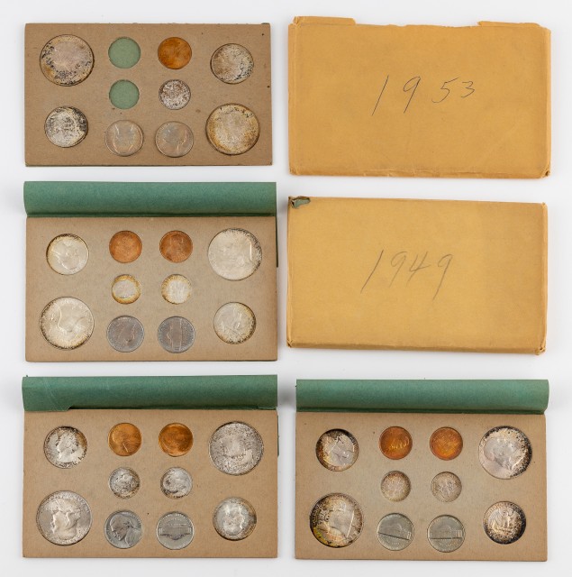 United States Proof Sets of 1949 to 1952