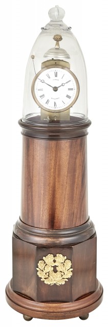 Classical Style Gilt-Metal Mounted Mahogany Lighthouse Clock