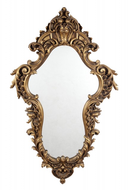 Rococo Style Giltwood Mirror