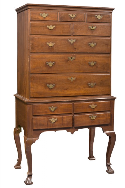 Queen Anne Walnut High Chest