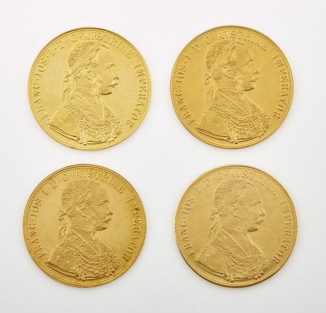 Austria 1915 Four Ducat Restrike