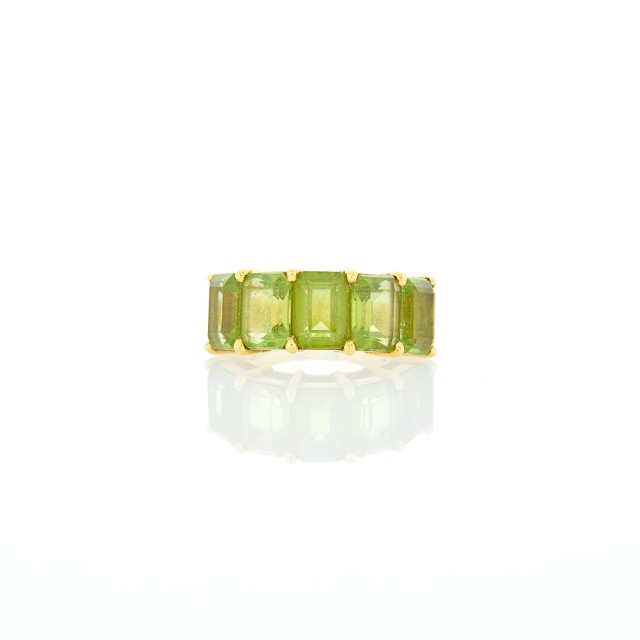 Gold and Peridot Ring