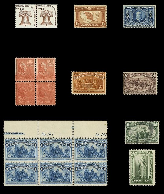 United States Grouping of Postage Stamps