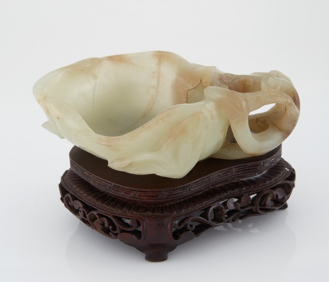 Chinese Celadon Jade Brushwasher