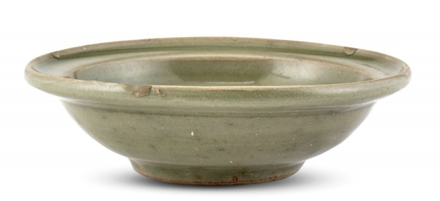 A Chinese Longquan Celadon Dish
