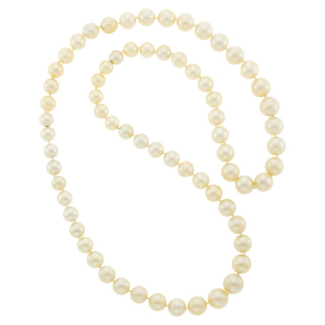 Long Cultured Pearl Necklace