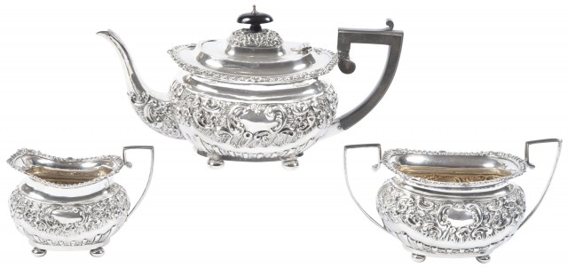 English Sterling Silver Tea Service