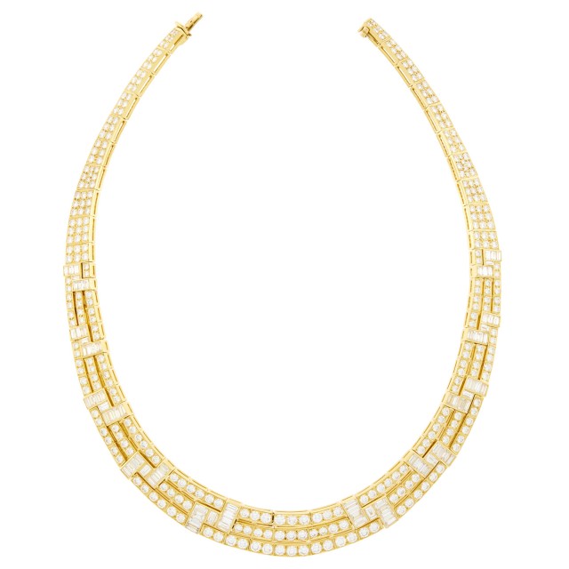 Van Cleef and Arpels Gold and Diamond Necklace