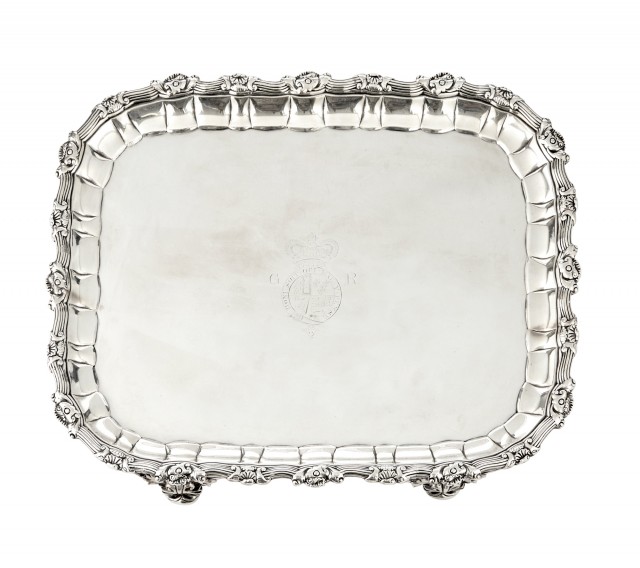 George IV Sterling Silver Tray