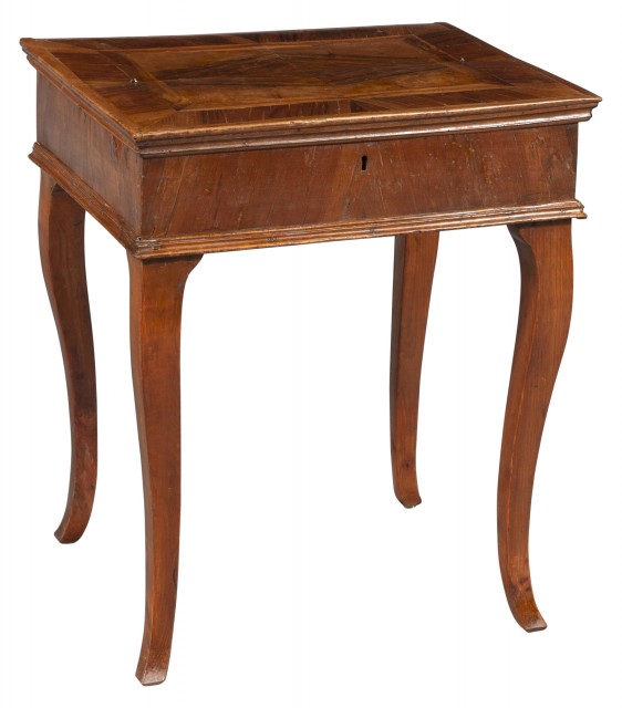 Austrian Rococo Walnut Side Table