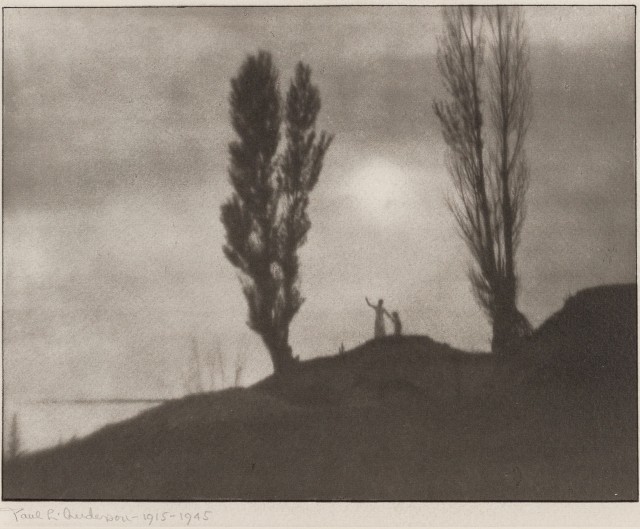 ANDERSON, PAUL C. (1880-1956)  Group of seven large-format Pictorialist images.