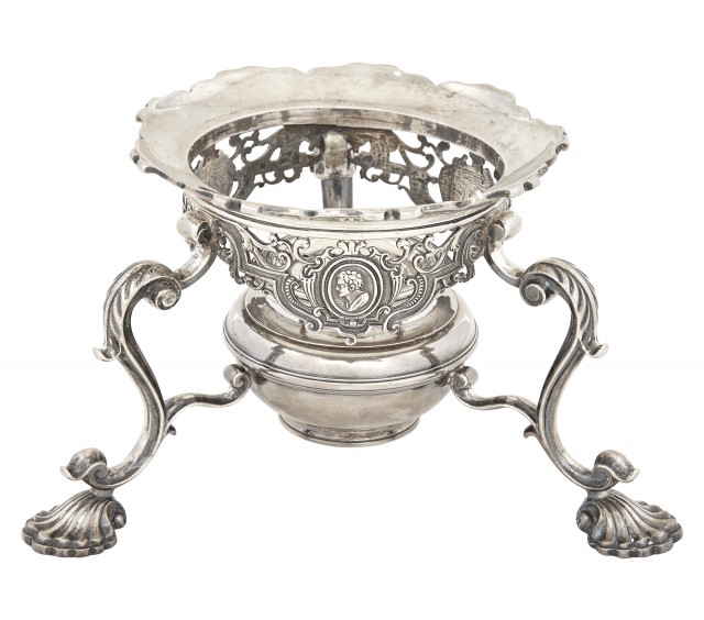 George II Sterling Silver Kettle Stand