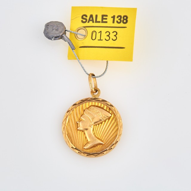 Gold Pendant, 18K 5 dwt.
