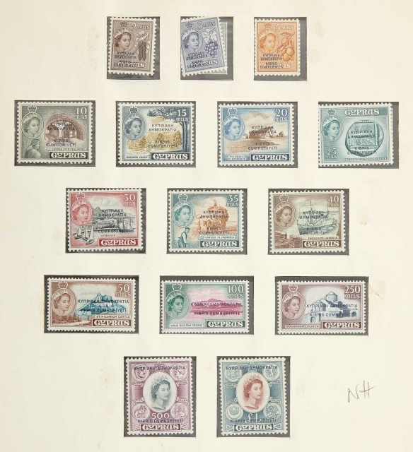 Cyprus and Malta Stamp Collections